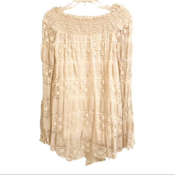 Band of Gypsies Lace off the shoulder swing dress - Picture 6 of 14